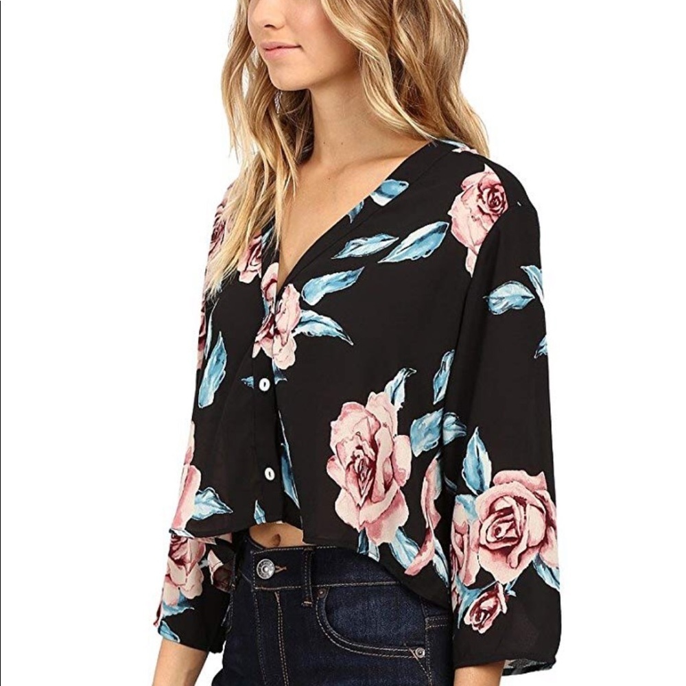 NEW • Show Me Your Mumu • Uptown Blouse Floral